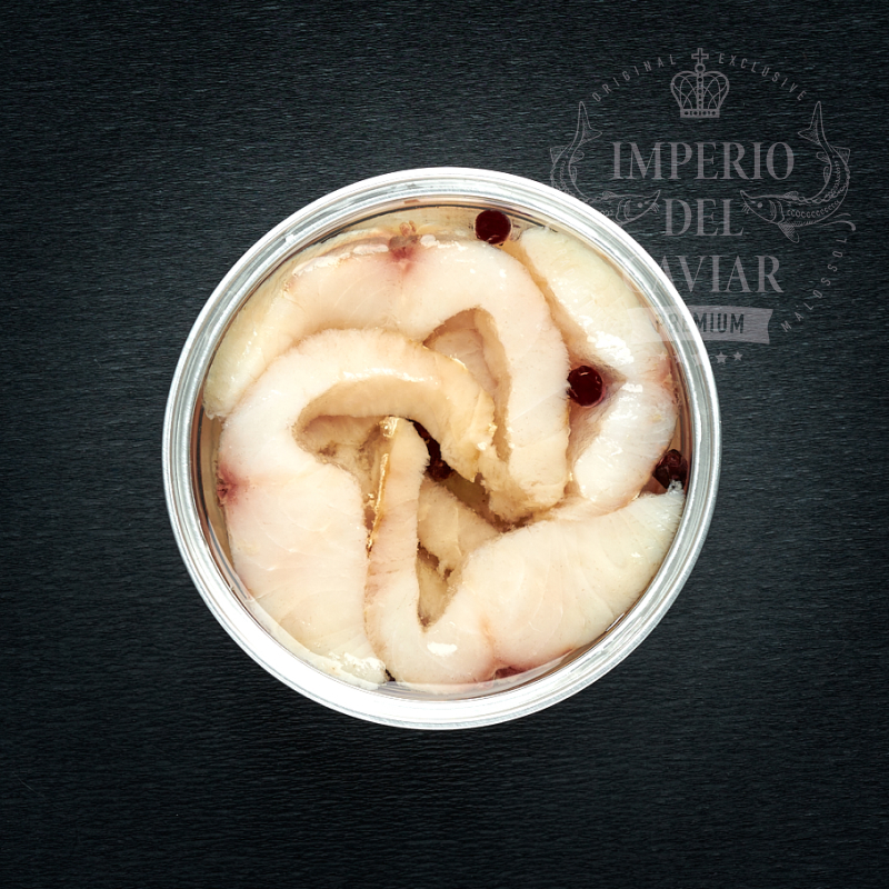 Láminas de Filete de Omul (Coregonus autumnalis) con Aceite y Arándanos Rojos (Congelado)