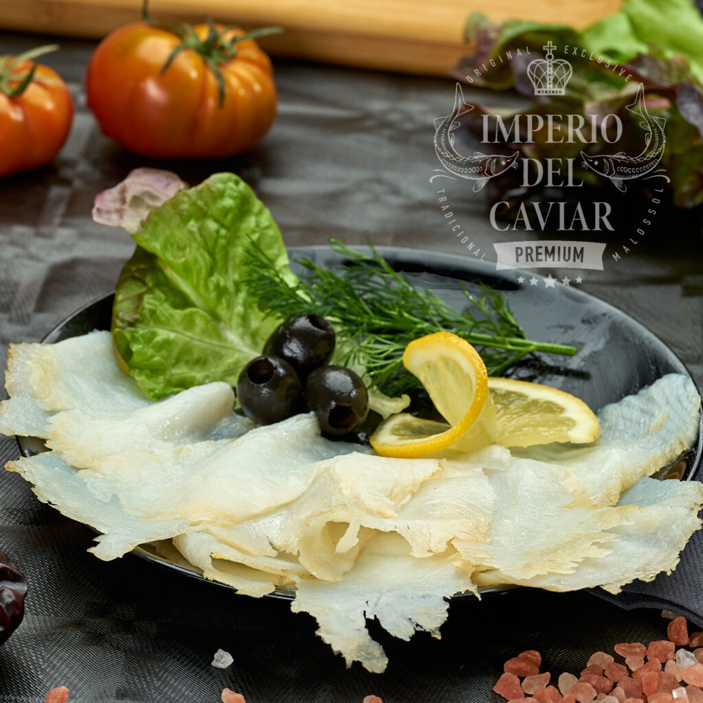 Fletán(Hippoglossus stenolepis) ahumado cortado (Congelado)